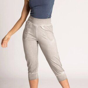 Ripple Yoga Capri Gray Size L